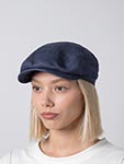 Кепка STETSON арт. 6383101 DRIVER CAP LINEN (темно-синий)